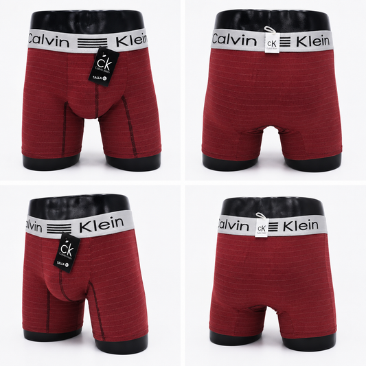 12 Boxers rayado surtido CK + 12 Pares de medias