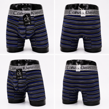 12 Boxers rayado surtido CK + 12 Pares de medias GRATIS