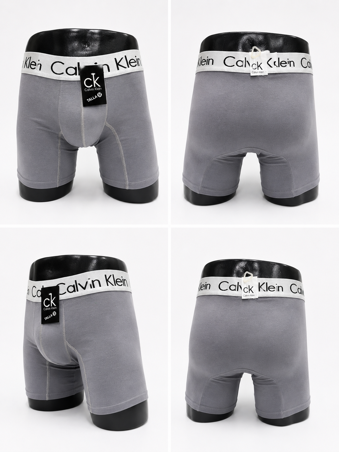 3 Boxers color surtido CK + 3 Pares de medias GRATIS