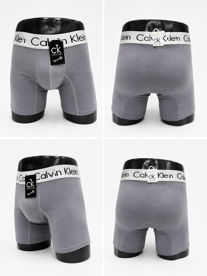 3 Boxers color surtido CK + 3 Pares de medias GRATIS