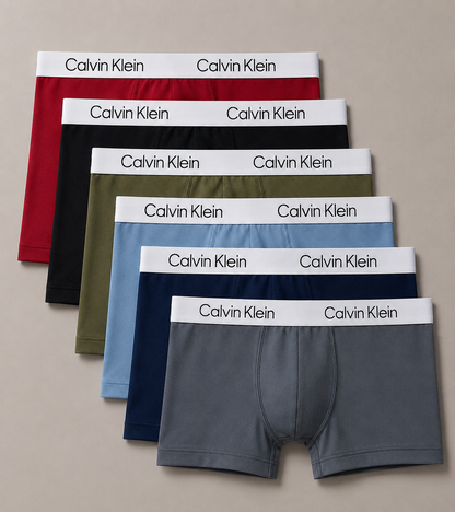 12 Boxer niño CK color surtido + 12 Pares de medias
