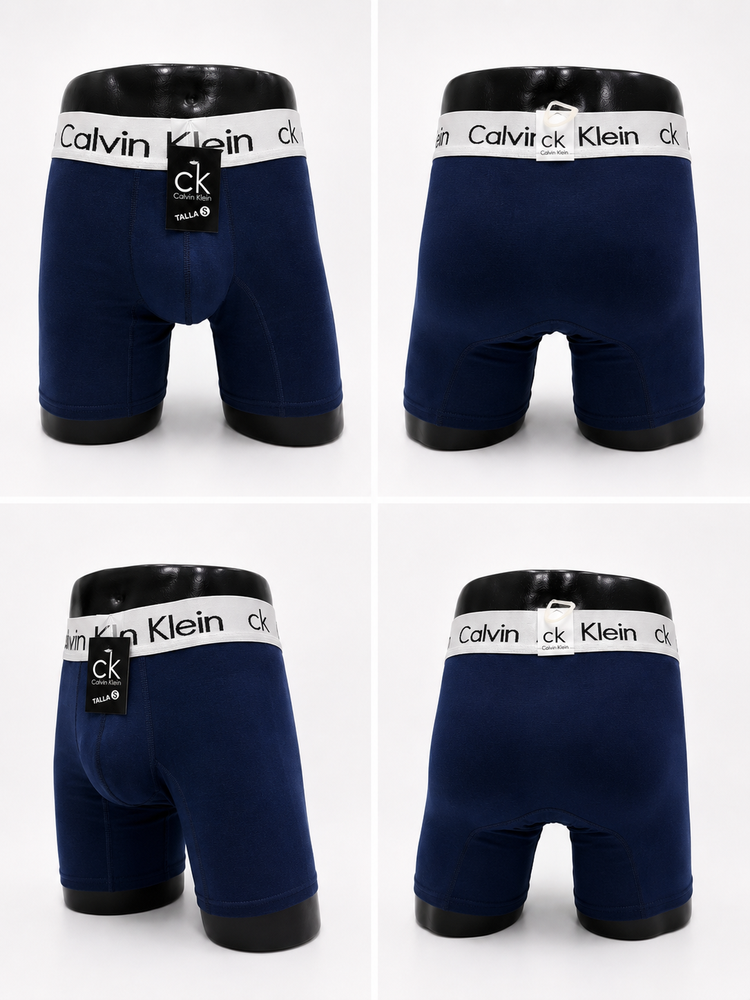 3 Boxers color surtido CK + 3 Pares de medias GRATIS