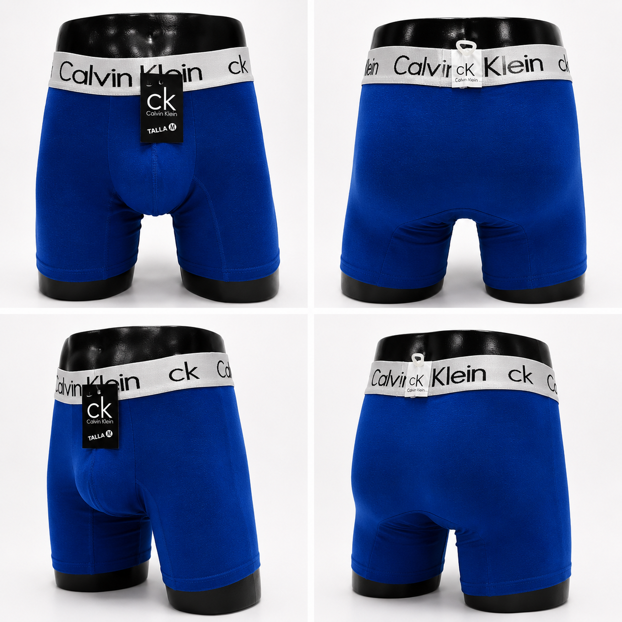 3 Boxers color surtido CK + 3 Pares de medias GRATIS