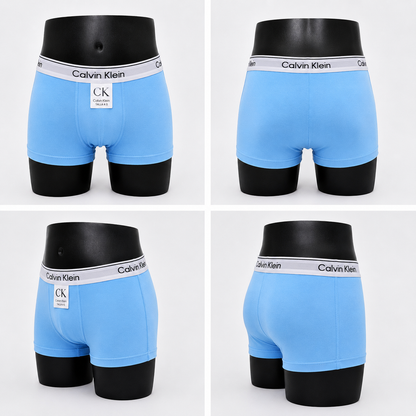 12 Boxer niño CK color surtido + 12 Pares de medias