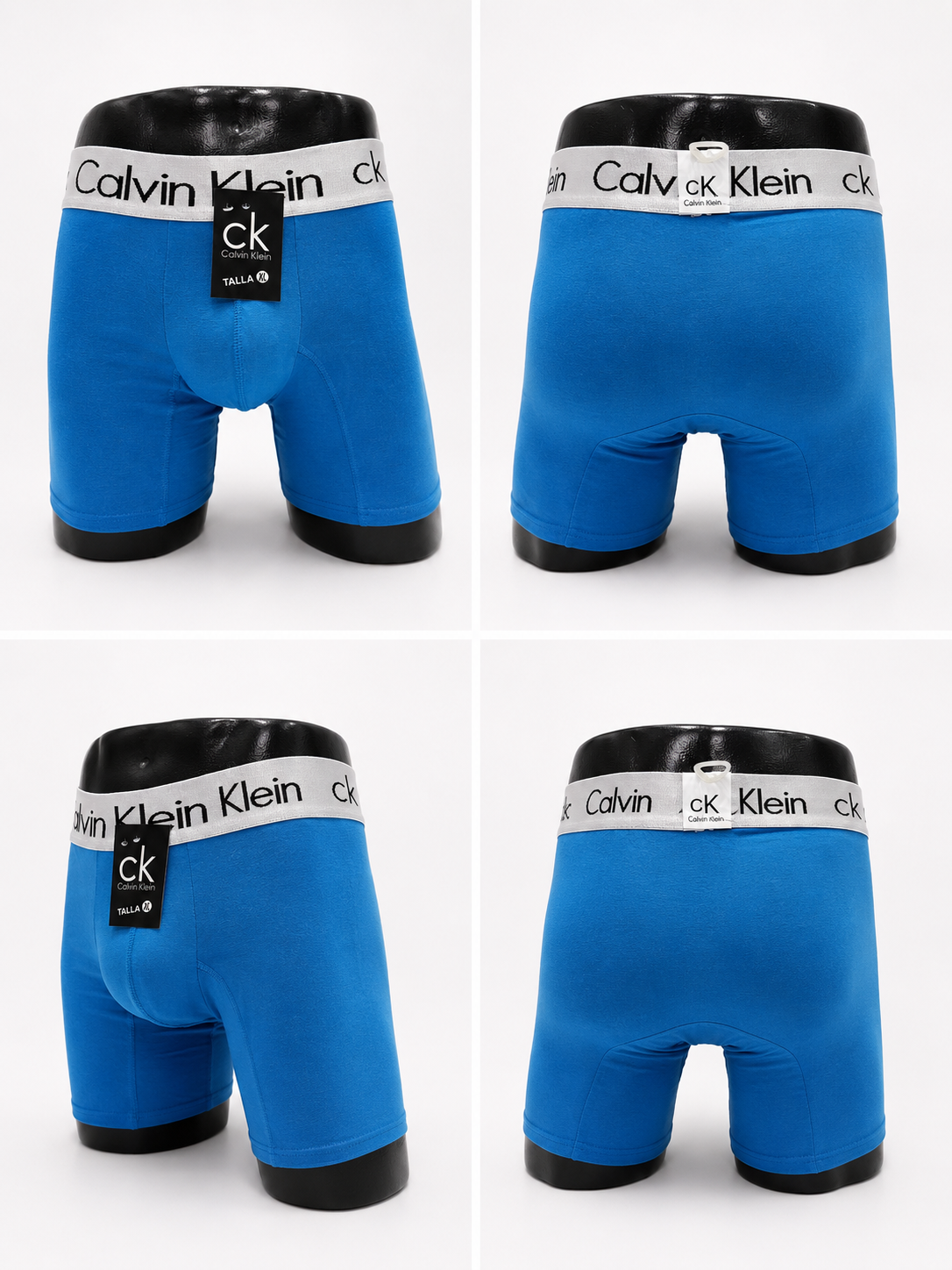 3 Boxers color surtido CK + 3 Pares de medias GRATIS