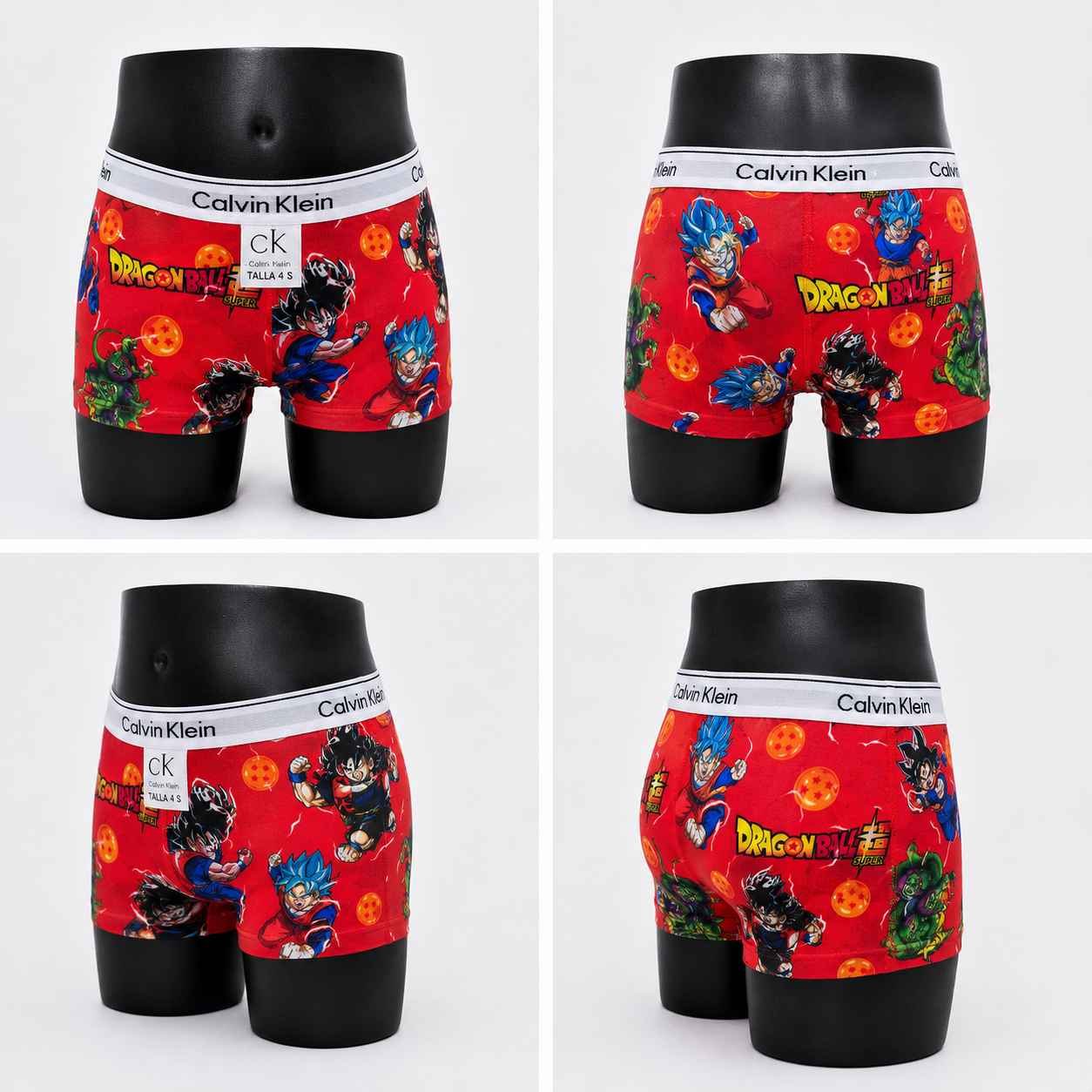 12 Boxer niño CK animado surtido + 12 Pares de medias GRATIS