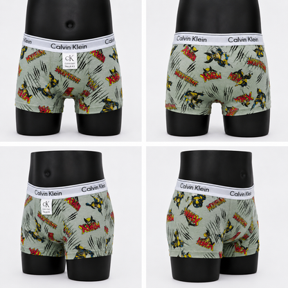 12 Boxer niño CK animado surtido + 12 Pares de medias GRATIS