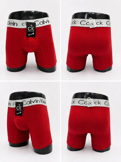 3 Boxers color surtido CK + 3 Pares de medias GRATIS