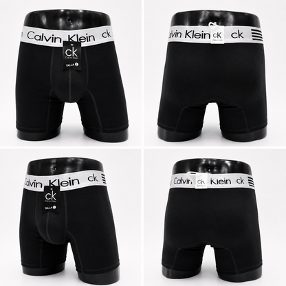 3 Boxers color surtido CK + 3 Pares de medias GRATIS