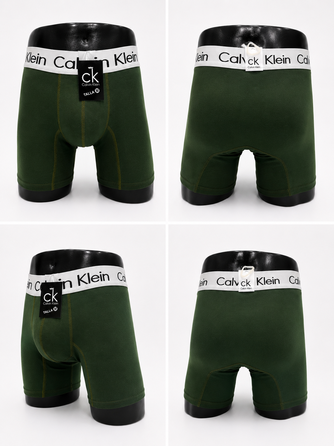 3 Boxers color surtido CK + 3 Pares de medias GRATIS
