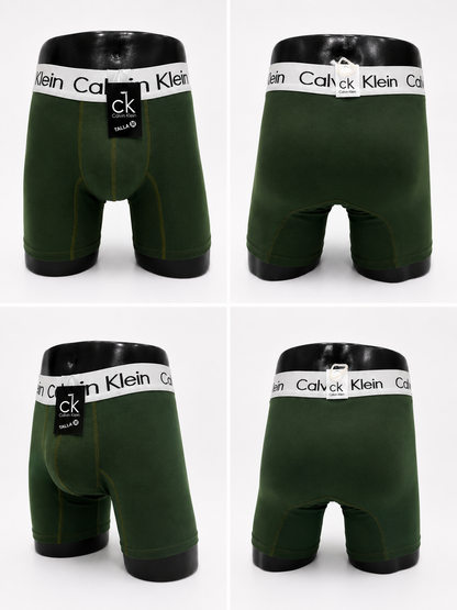 3 Boxers color surtido CK + 3 Pares de medias GRATIS