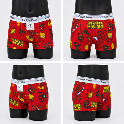 12 Boxer niño CK animado surtido + 12 Pares de medias GRATIS
