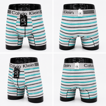 12 Boxers rayado surtido CK + 12 Pares de medias GRATIS