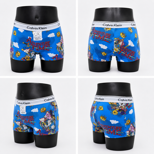 12 Boxer niño CK animado surtido + 12 Pares de medias GRATIS