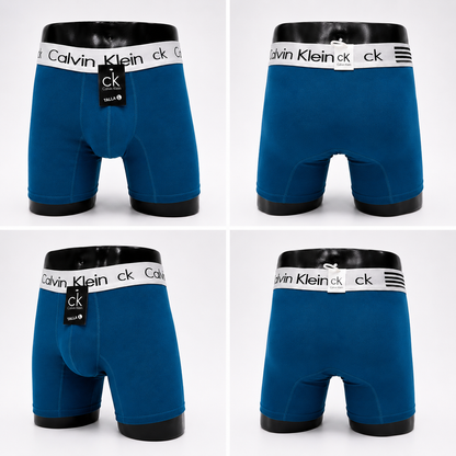 3 Boxers color surtido CK + 3 Pares de medias GRATIS
