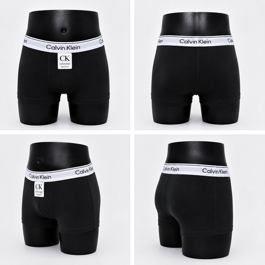 12 Boxer niño CK color surtido + 12 Pares de medias