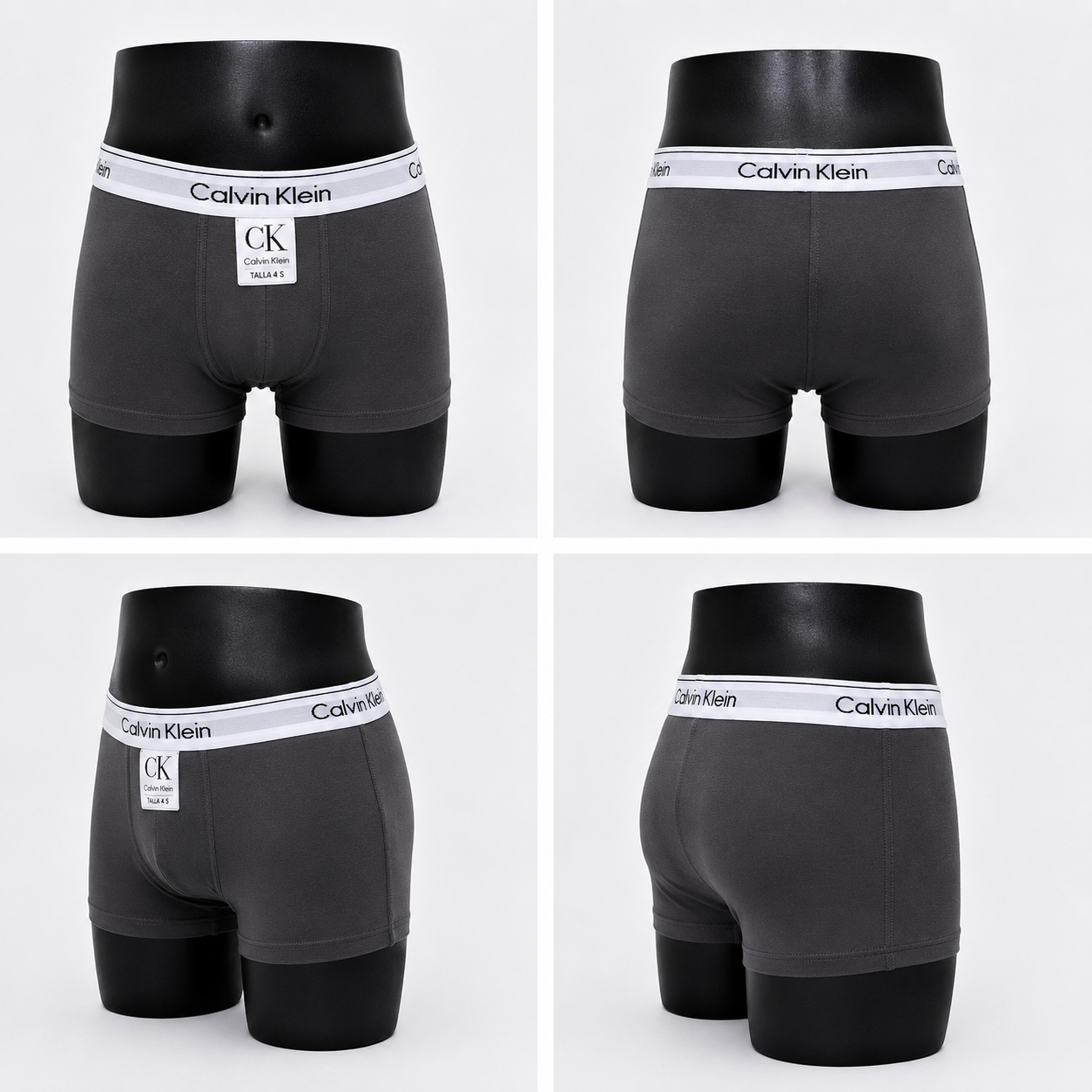 3 Boxer niño CK color surtido + 3 Pares de medias