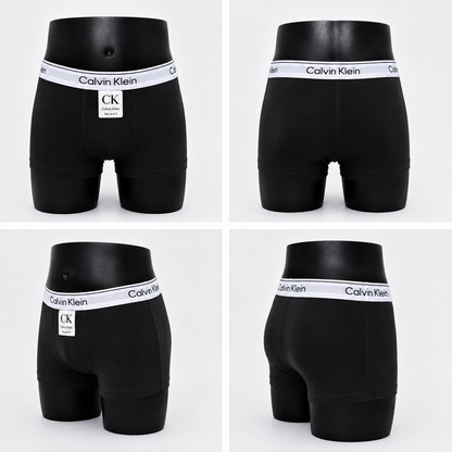 3 Boxer niño CK color surtido + 3 Pares de medias