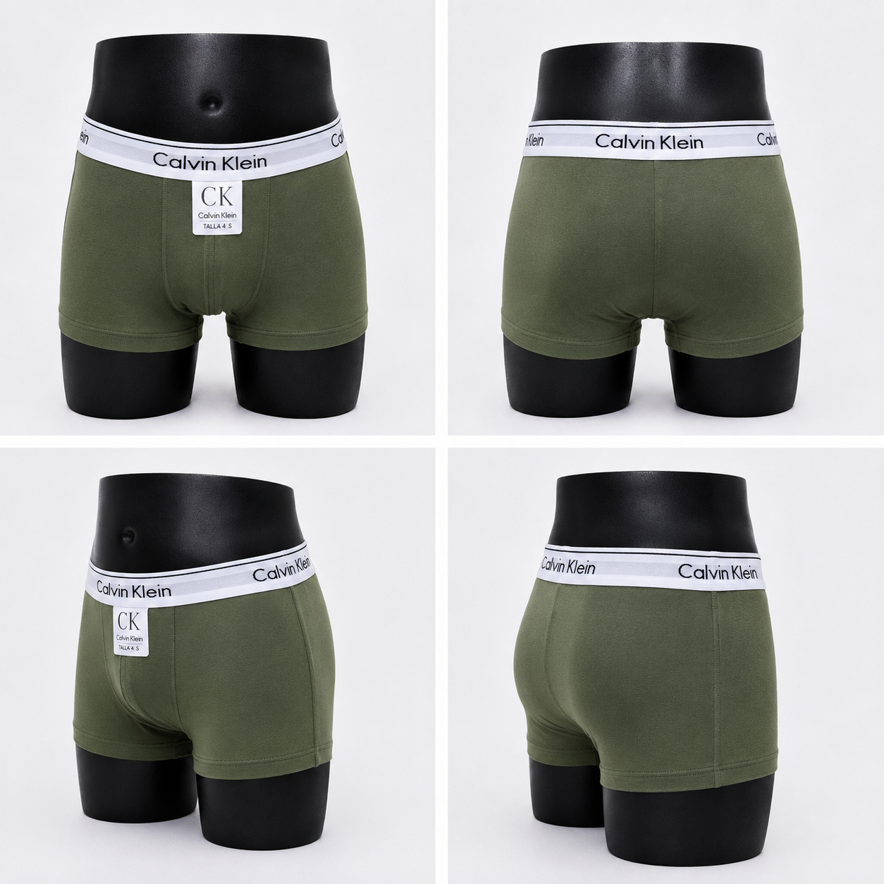 3 Boxer niño CK color surtido + 3 Pares de medias