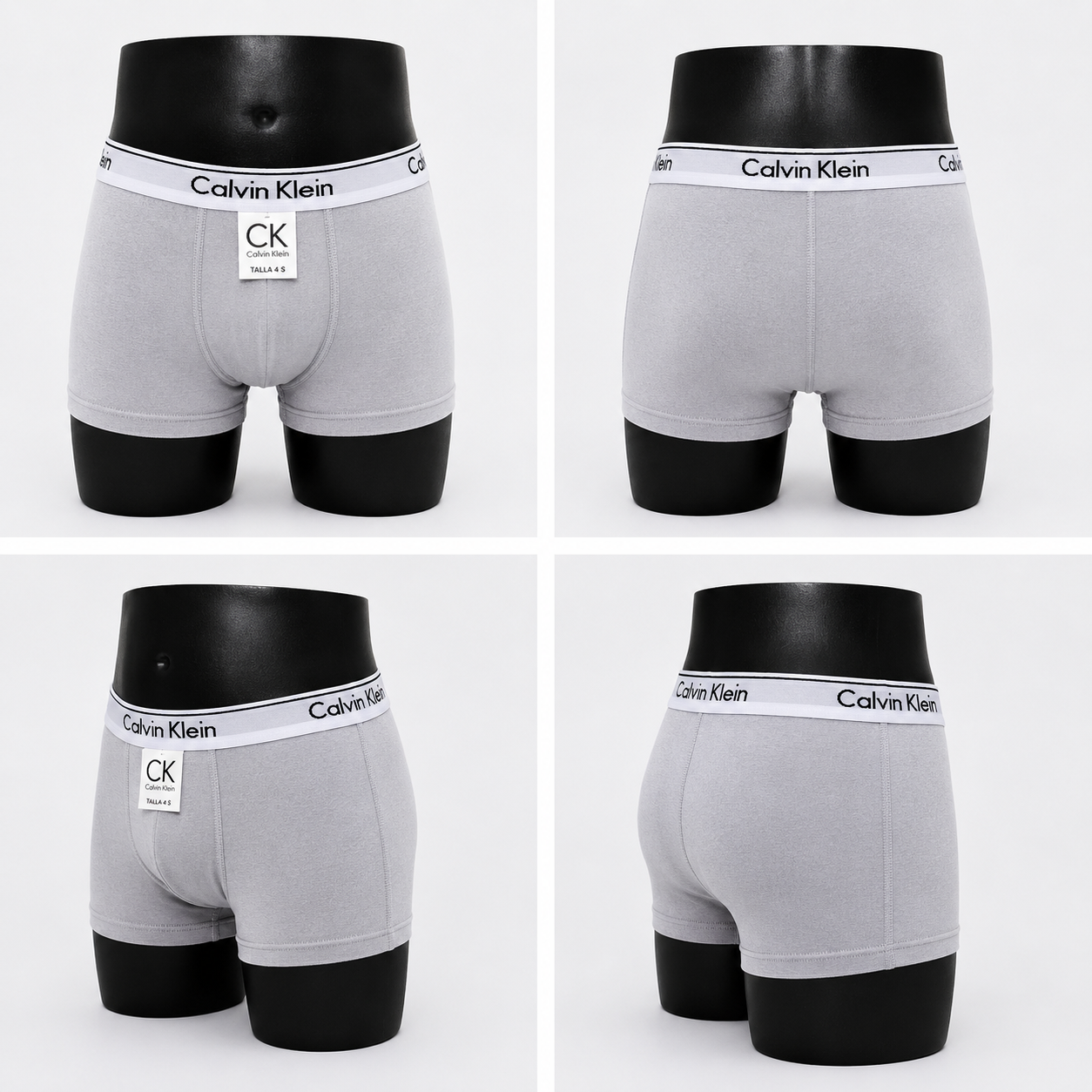 3 Boxer niño CK color surtido + 3 Pares de medias