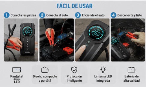 INICIADOR BATERIA + COMPRESOR